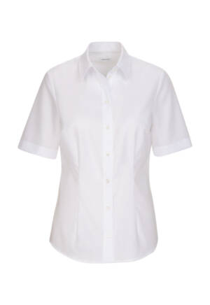 Seidensticker SLIM FIT Kurzarm-Bluse, Popeline