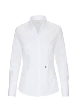 Seidensticker SLIM FIT Langarm-Bluse, Popeline