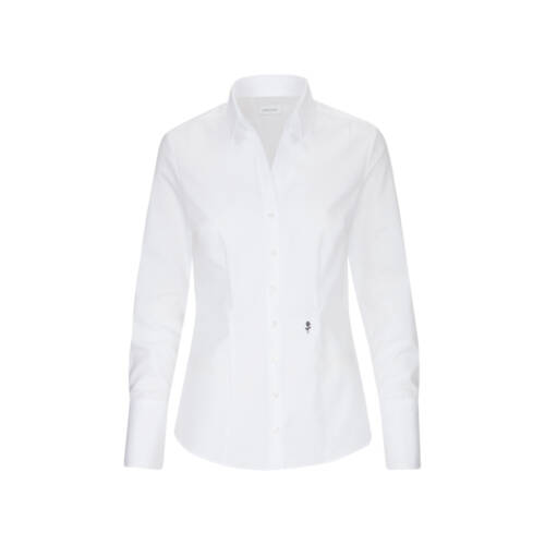 Seidensticker SLIM FIT Langarm-Bluse, Popeline