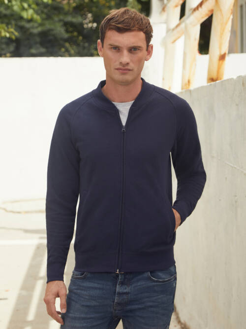 Fruit of the Loom Lightweight Baseball Sweat Jacket