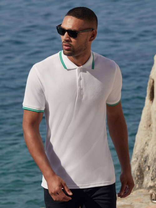 Fruit of the Loom Premium Tipped Polo