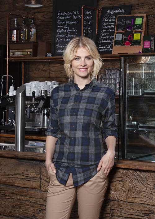 Karlowsky Damen Karobluse Urban-Style