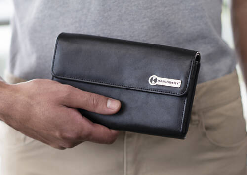 Karlowsky Kellnerbörse (Geldbörse) mit Druckknopf