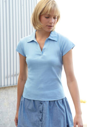 Fruit of the Loom Lady-Fit Rib Polo