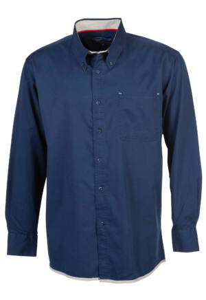 Pen Duick Langarm-Hemd Brandy