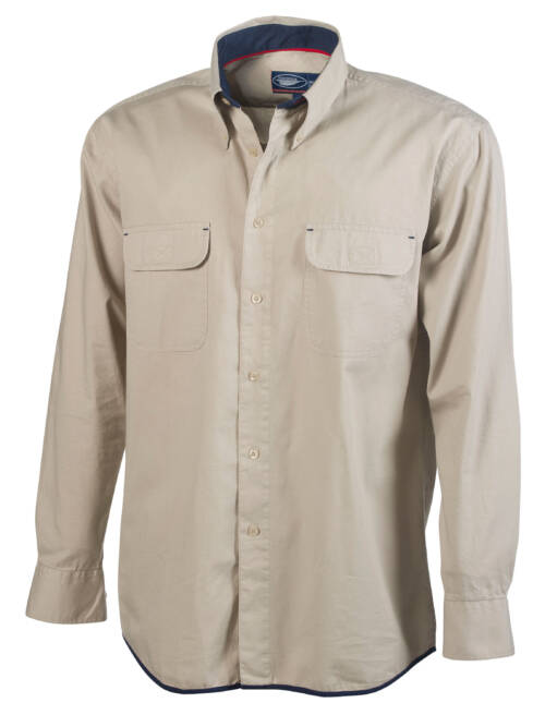 Pen Duick Langarm-Hemd Jones Langarm-Hemd Jones – 2XL, beige-58