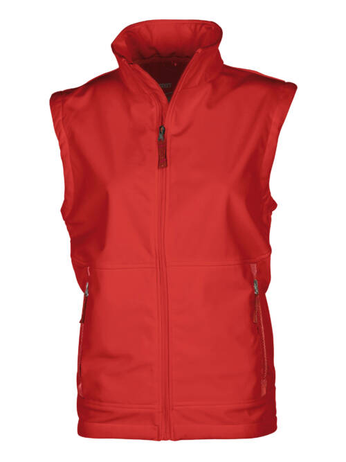Pen Duick Damen-Softshell-Bodywarmer Fastnet Damen-Softshell-Bodywarmer Fastnet – 2XL, rot-40