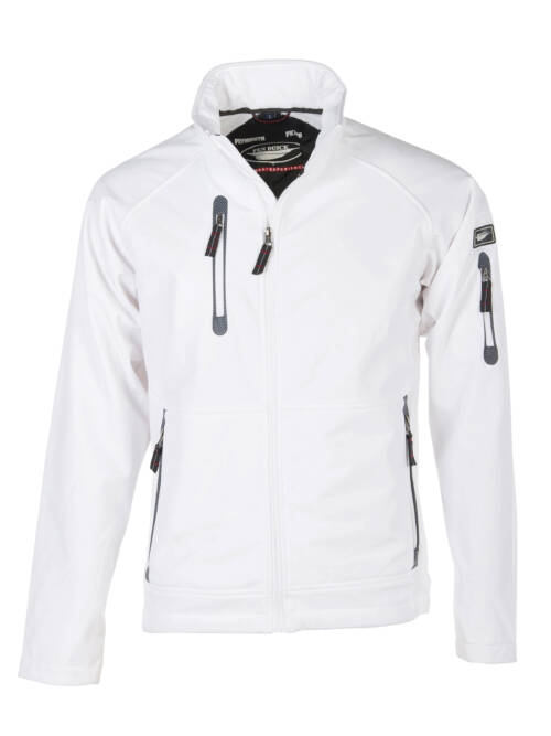 Pen Duick Herren-Softshell-Jacke Plymouth Herren-Softshell-Jacke Plymouth – 2XL, weiß-30