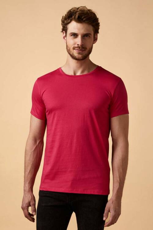 Promodoro X.O Roundneck T-Shirt Men X.O Roundneck T-Shirt Men – 2XL, bright rose-BE