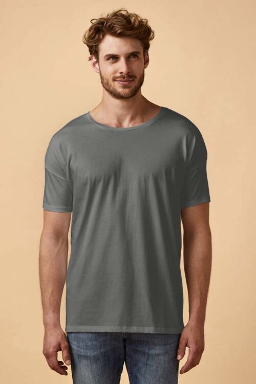Promodoro X.O Oversized T-Shirt Men X.O Oversized T-Shirt Men – 2XL, steel gray-SG