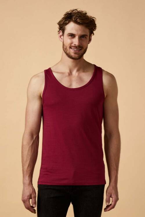Promodoro X.O Roundneck Tanktop Men X.O Roundneck Tanktop Men – 2XL, Berry-A5