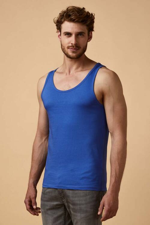 Promodoro X.O Roundneck Tanktop Men X.O Roundneck Tanktop Men – 2XL, azure blue-AZ