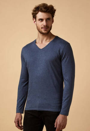 Promodoro X.O V-Neck T LS Men