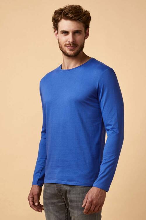 Promodoro X.O Roundneck T LS Men X.O Roundneck T LS Men – 2XL, azure blue-AZ