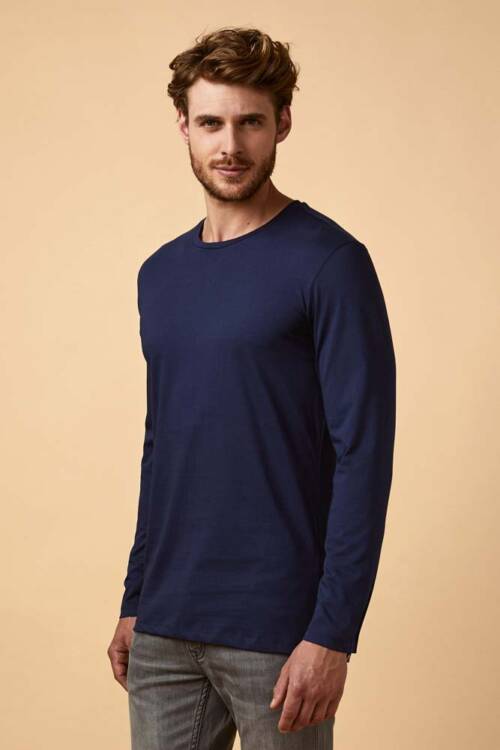 Promodoro X.O Roundneck T LS Men X.O Roundneck T LS Men – 2XL, french navy-FN