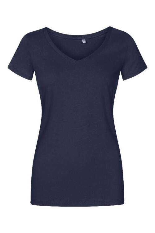 Promodoro X.O V-Neck T-Shirt Women X.O V-Neck T-Shirt Women – 2XL, french navy-FN