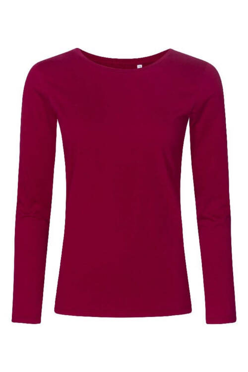 Promodoro X.O Roundneck T LS Women X.O Roundneck T LS Women – 2XL, Berry-A5