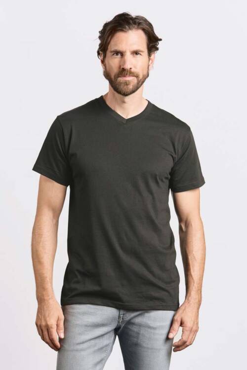 Promodoro Premium V-Neck-T Premium V-Neck-T – 2XL, charcoal-CA