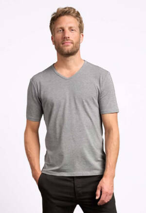 Promodoro Mens Slim Fit V-Neck-T