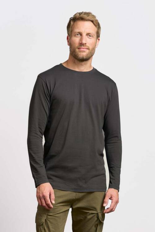Promodoro Mens Premium-T Longsleeve Mens Premium-T Longsleeve – 2XL, charcoal-CA
