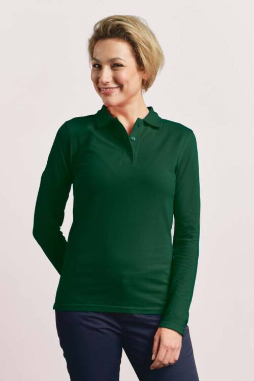 Promodoro Womens Heavy Polo Longsleeve Womens Heavy Polo Longsleeve – 2XL, forest-RZ