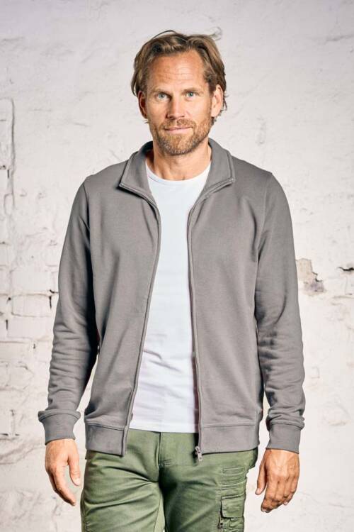 Promodoro EXCD Men`s Sweatjacket EXCD Men`s Sweatjacket – 2XL, steel gray-SG