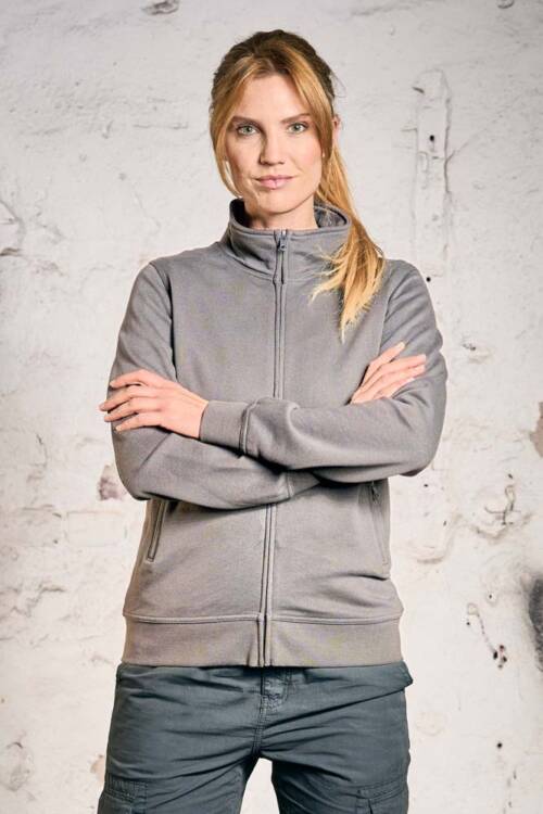 Promodoro EXCD Women`s Sweatjacket EXCD Women`s Sweatjacket – 2XL, steel gray-SG