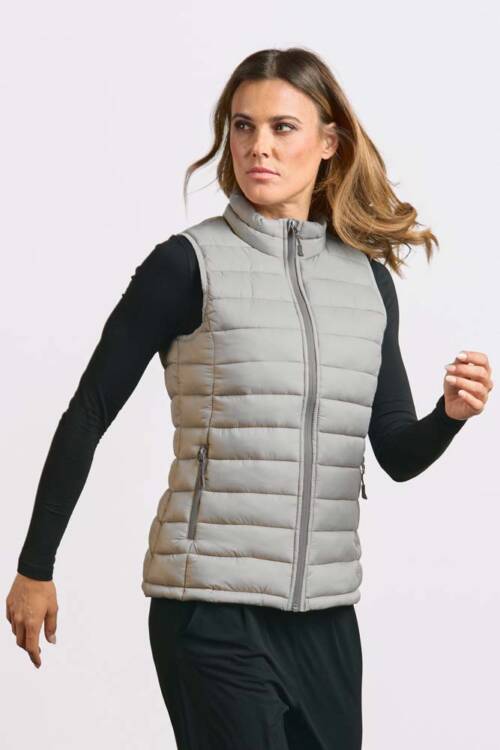 Promodoro Womens Padded Vest Womens Padded Vest – 2XL, new light grey-NW