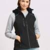 Promodoro Womens Softshell Vest Womens Softshell Vest – 2XL, black-9D