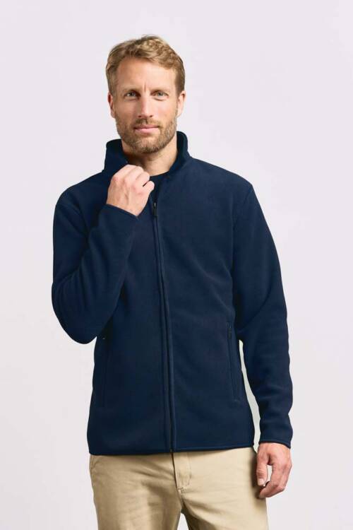 Promodoro Mens Double Fleece Jacket Mens Double Fleece Jacket – 2XL, navy-navy-55