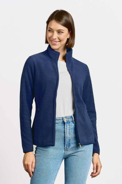 Promodoro Womens Double Fleece Jacket Womens Double Fleece Jacket – 2XL, navy-navy-55